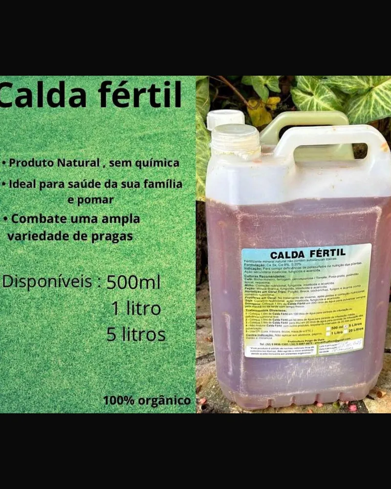 Calda Fértil - Produto orgânico Florescer